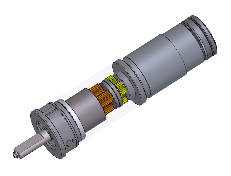 Планетарная коробка передач эконом-класса, 2-ступенчатая, с высоким передаточным числом