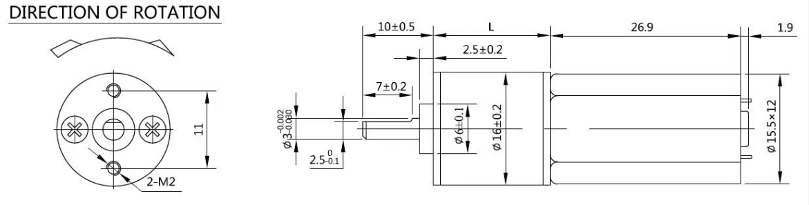 Мотор-редуктор постоянного тока с сертификатом CE RoHS