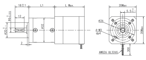 Шаговый мотор-редуктор с сертификатом CE RoHS